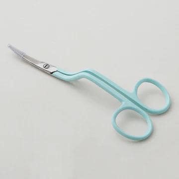 Kimberbebll Double-Curved Applique Scissors (Right Handed) - Reduces Hand Fatigue KDTL117
