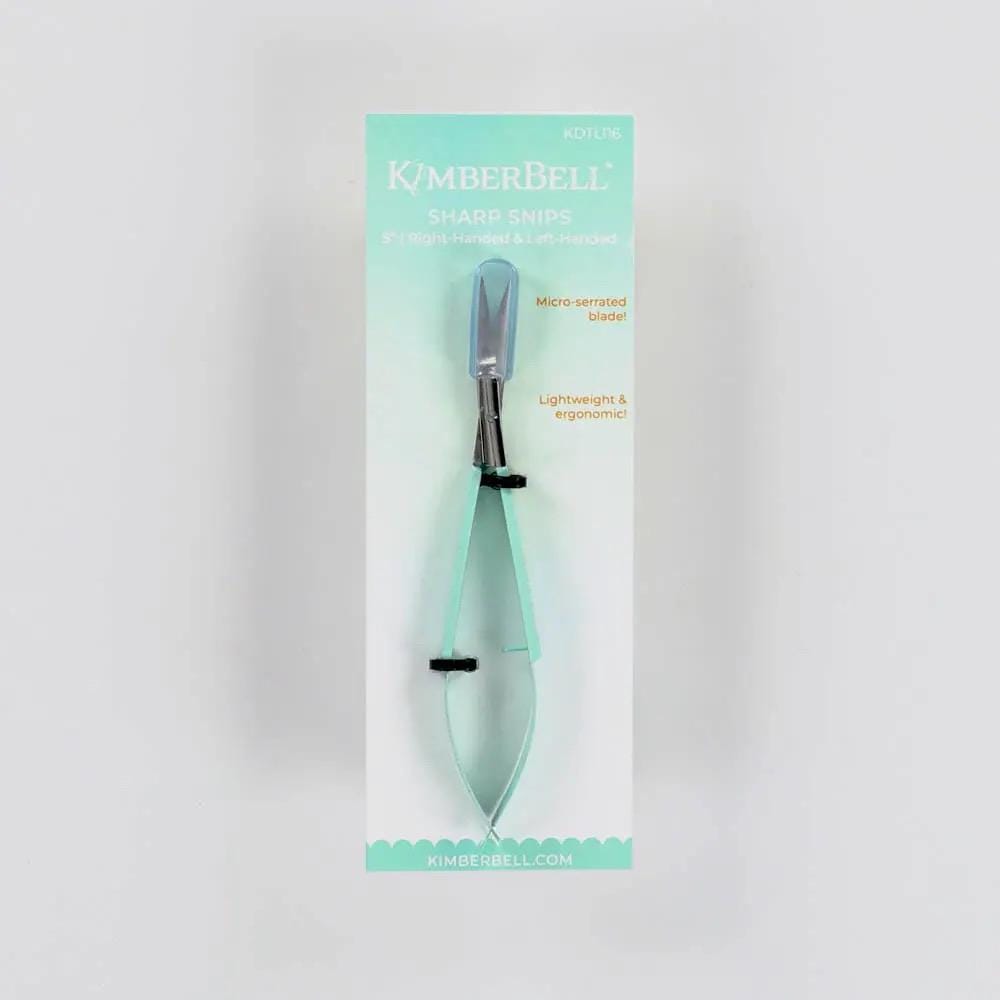 Kimberbebll 5" Sharp Snips Scissors (Right and Left Handed) - Reduces Hand Fatigue KDTL116