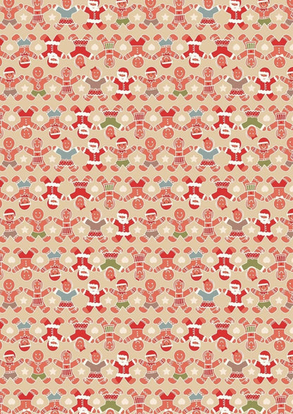 LIMITED EDITION!! Lewis & Irene Snowflake Quilt Kit Featuring Lewis and Irene Gingerbread Season Fabric Collection Finished Size: 60"x72"