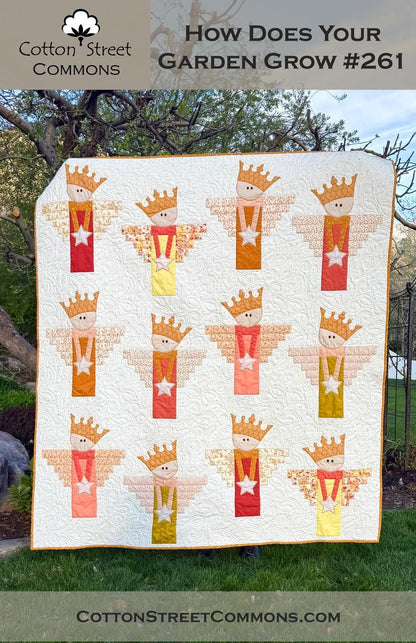 Cotton Street Commons How Does Your Garden Grow Quilt Pattern Finished Size: 72"x80"