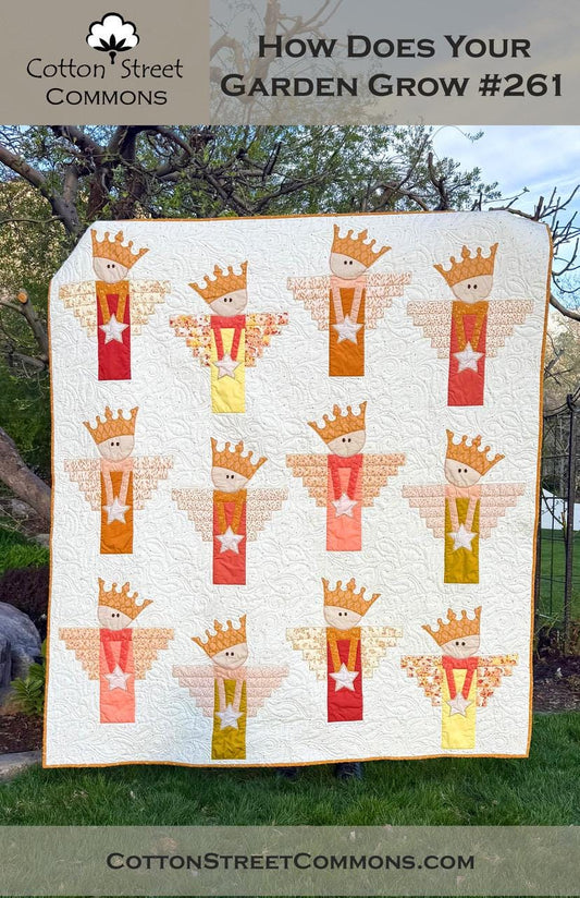 Cotton Street Commons How Does Your Garden Grow Quilt Pattern Finished Size: 72"x80"