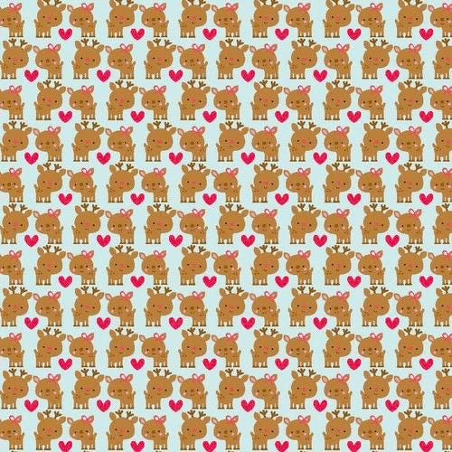 Riley Blake Home For The Holidays Fabric Collection Deer on Red Premium 100% Cotton Fabrics