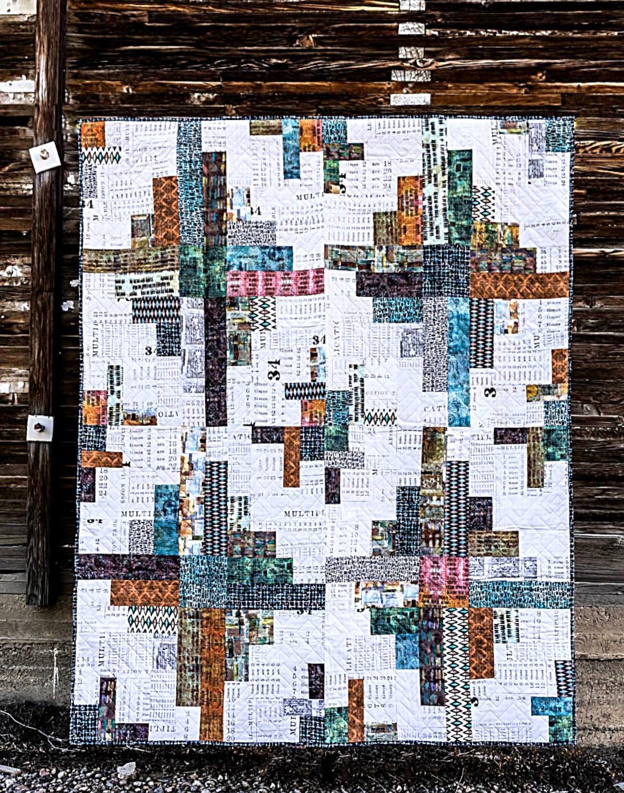 Cotton Street Commons Stonehenge Quilt Pattern Finished Size 60”x72”