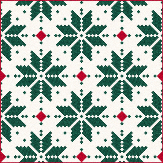 LIMITED EDITION Lo & Behold Knitted Star Quilt Kit Featuring Lewis and Irene Bumbleberries Fabric Collection (Throw and Bed Sizes Available)