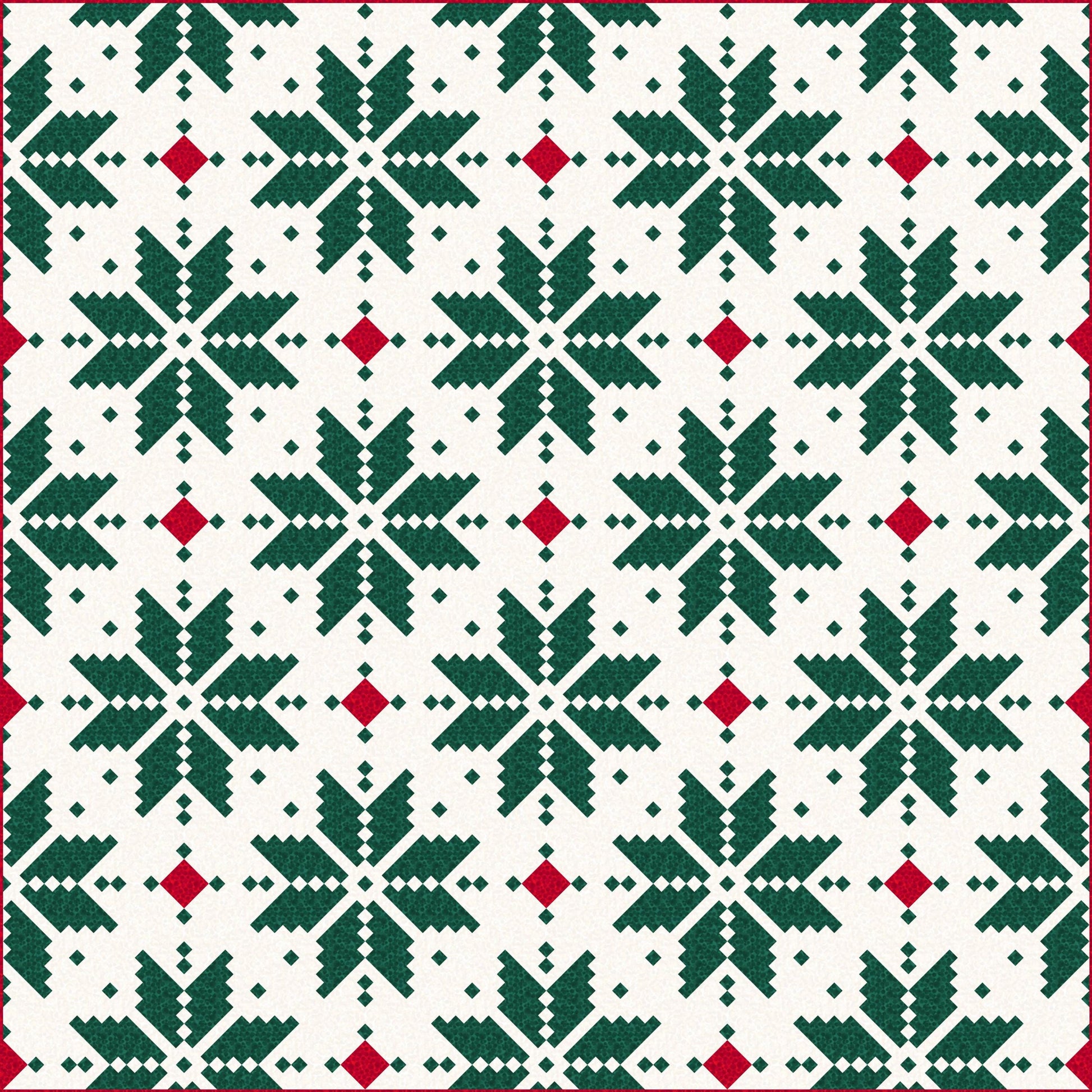 LIMITED EDITION Lo & Behold Knitted Star Quilt Kit Featuring Lewis and Irene Bumbleberries Fabric Collection (Throw and Bed Sizes Available)