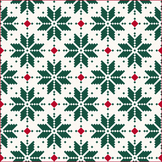 LIMITED EDITION Lo & Behold Knitted Star Quilt Kit Featuring Lewis and Irene Bumbleberries Fabric Collection (Throw and Bed Sizes Available)