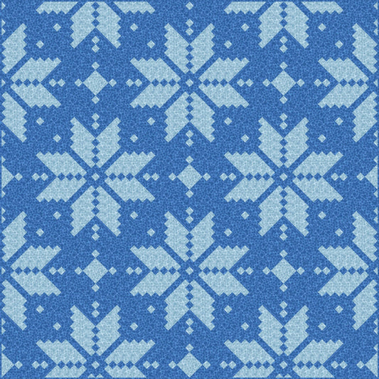 LIMITED EDITION Lo & Behold Knitted Star Quilt Kit Featuring Lewis and Irene Bumbleberries Fabric Collection (Throw and Bed Sizes Available)