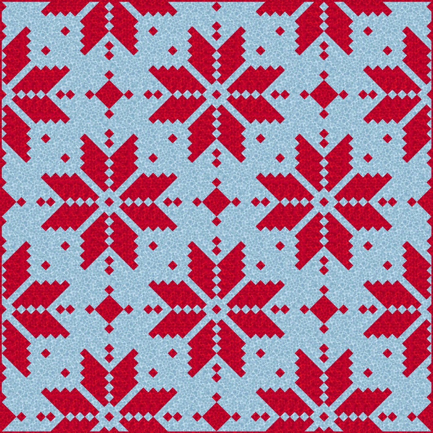 LIMITED EDITION Lo & Behold Knitted Star Quilt Kit Featuring Lewis and Irene Bumbleberries Fabric Collection (Throw and Bed Sizes Available)