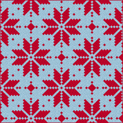 LIMITED EDITION Lo & Behold Knitted Star Quilt Kit Featuring Lewis and Irene Bumbleberries Fabric Collection (Throw and Bed Sizes Available)