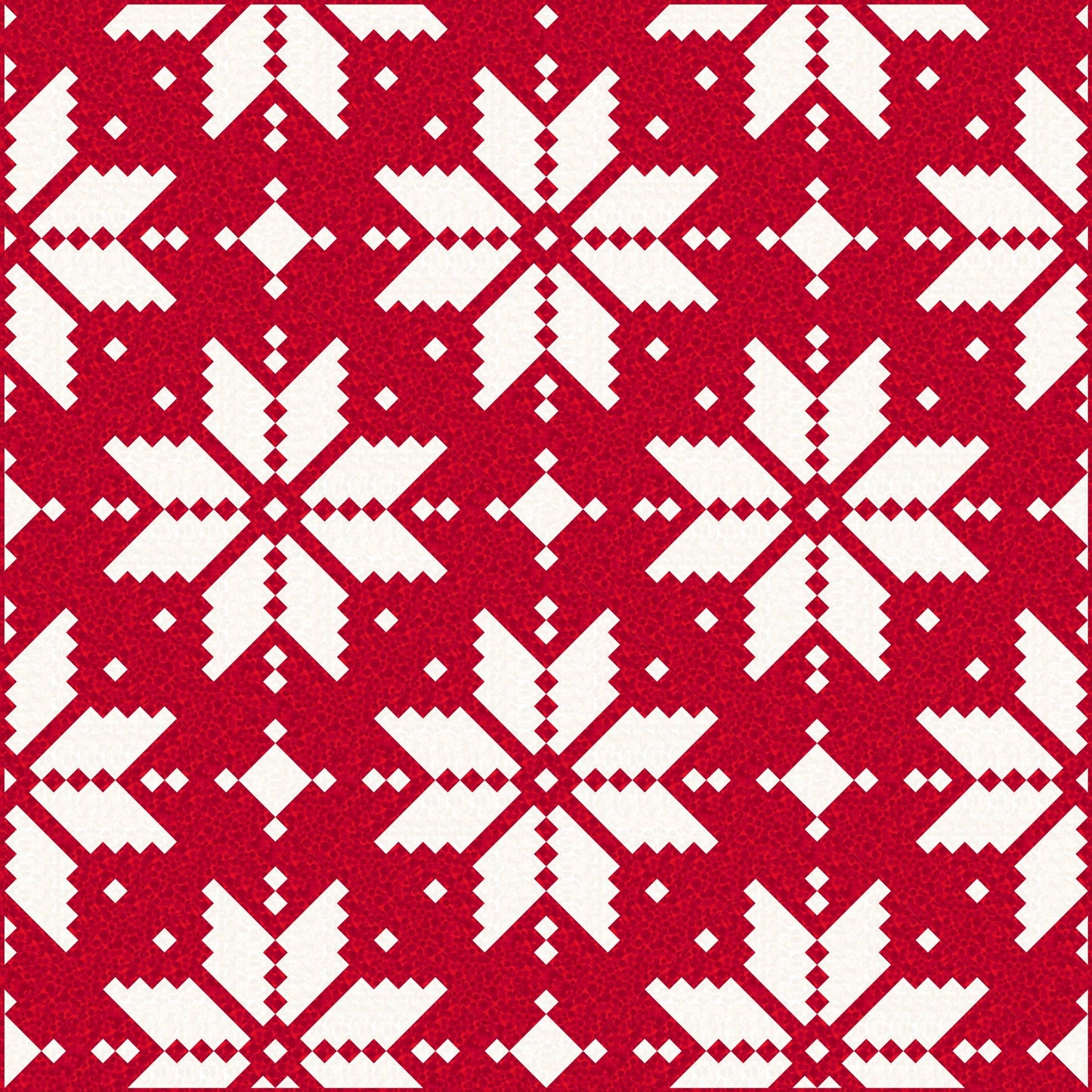 LIMITED EDITION Lo & Behold Knitted Star Quilt Kit Featuring Lewis and Irene Bumbleberries Fabric Collection (Throw and Bed Sizes Available)