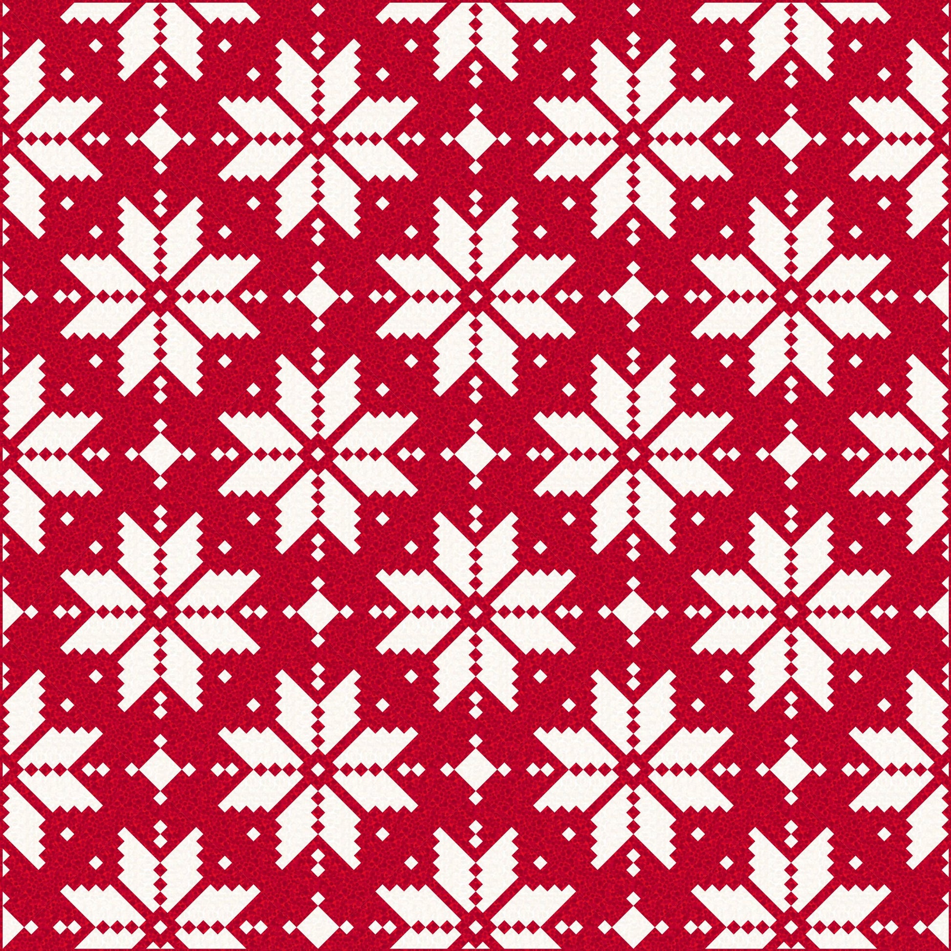 LIMITED EDITION Lo & Behold Knitted Star Quilt Kit Featuring Lewis and Irene Bumbleberries Fabric Collection (Throw and Bed Sizes Available)