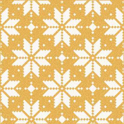 LIMITED EDITION Lo & Behold Knitted Star Quilt Kit Featuring Lewis and Irene Bumbleberries Fabric Collection (Throw and Bed Sizes Available)