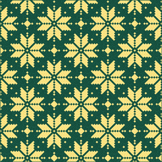 LIMITED EDITION Lo & Behold Knitted Star Quilt Kit Featuring Lewis and Irene Bumbleberries Fabric Collection (Throw and Bed Sizes Available)