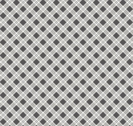 Riley Blake Bee Plaids Fabric Collection Scarecrow Steel C12020 Authentic Premium 100% Cotton Quilt Shop Quality Fabrics