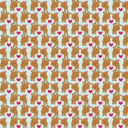 Riley Blake Home For The Holidays Fabric Collection Deer on Red Premium 100% Cotton Fabrics