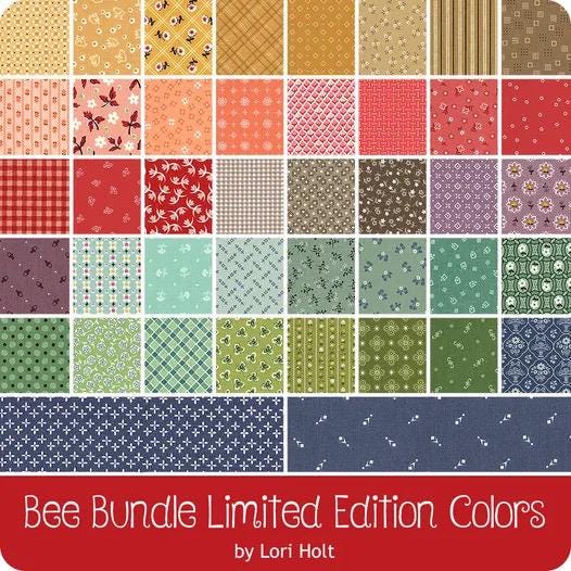 Riley Blake Bee Bundle Limited Edition Fabric Collection 42pc Fat Quarter Bundle Authentic Premium 100% Cotton Quilt Shop Quality Fabric