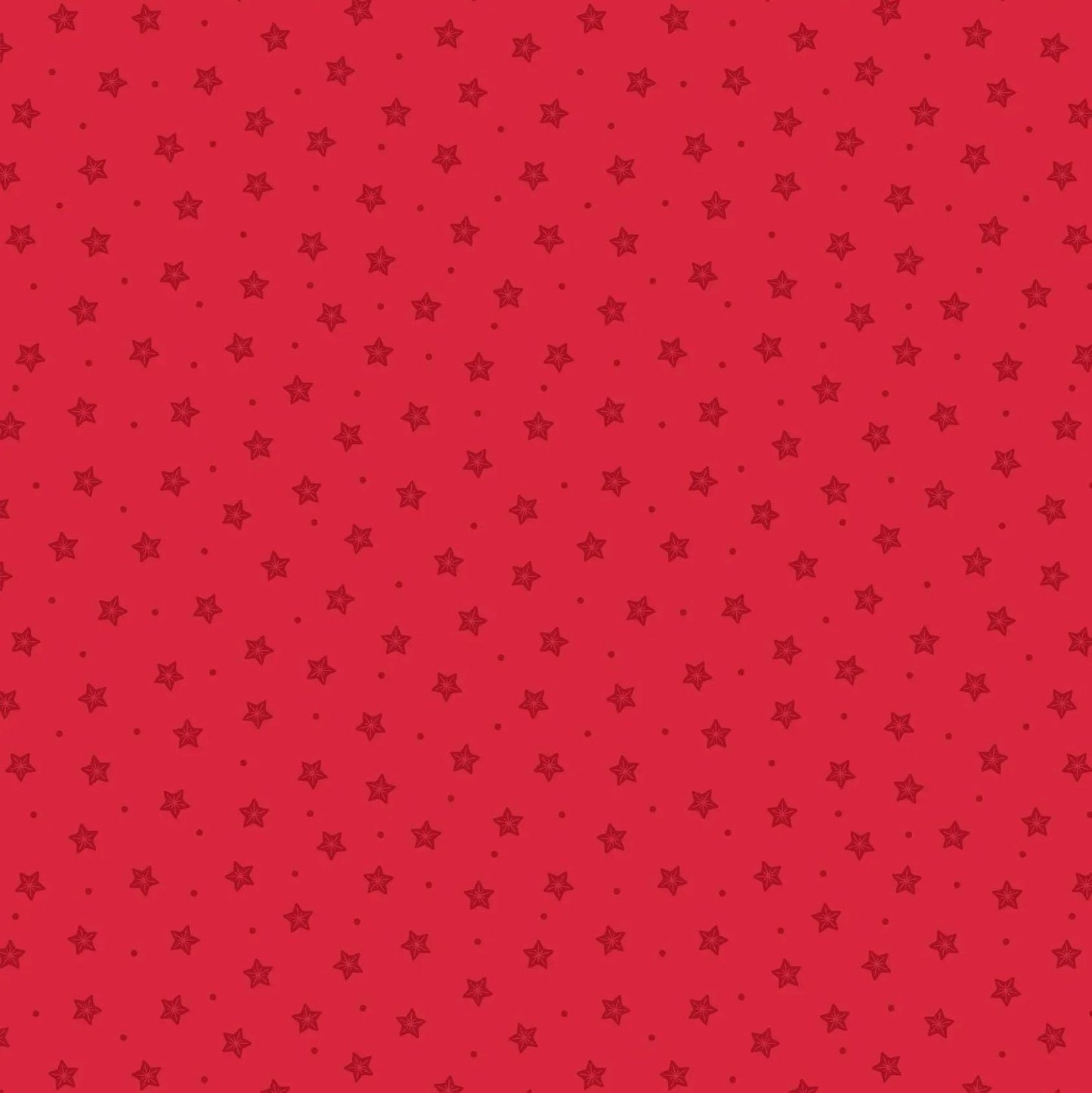 LAST BOLT! Lewis & Irene Gingerbread Season Fabric Collection Stars on Red Authentic Premium 100% Cotton Quilt Shop Quality Fabrics