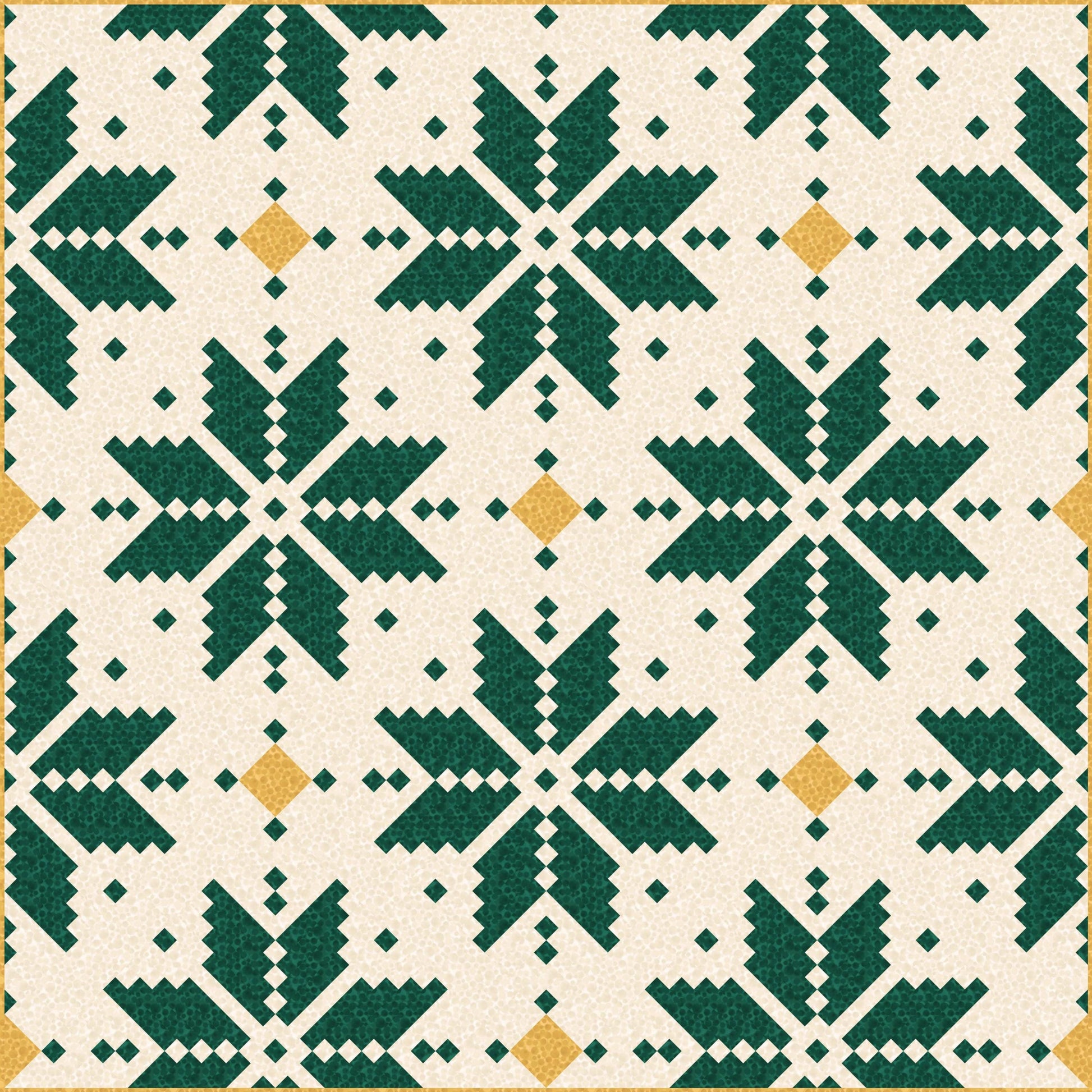 LIMITED EDITION Lo & Behold Knitted Star Quilt Kit Featuring Lewis and Irene Bumbleberries Fabric Collection (Throw and Bed Sizes Available)