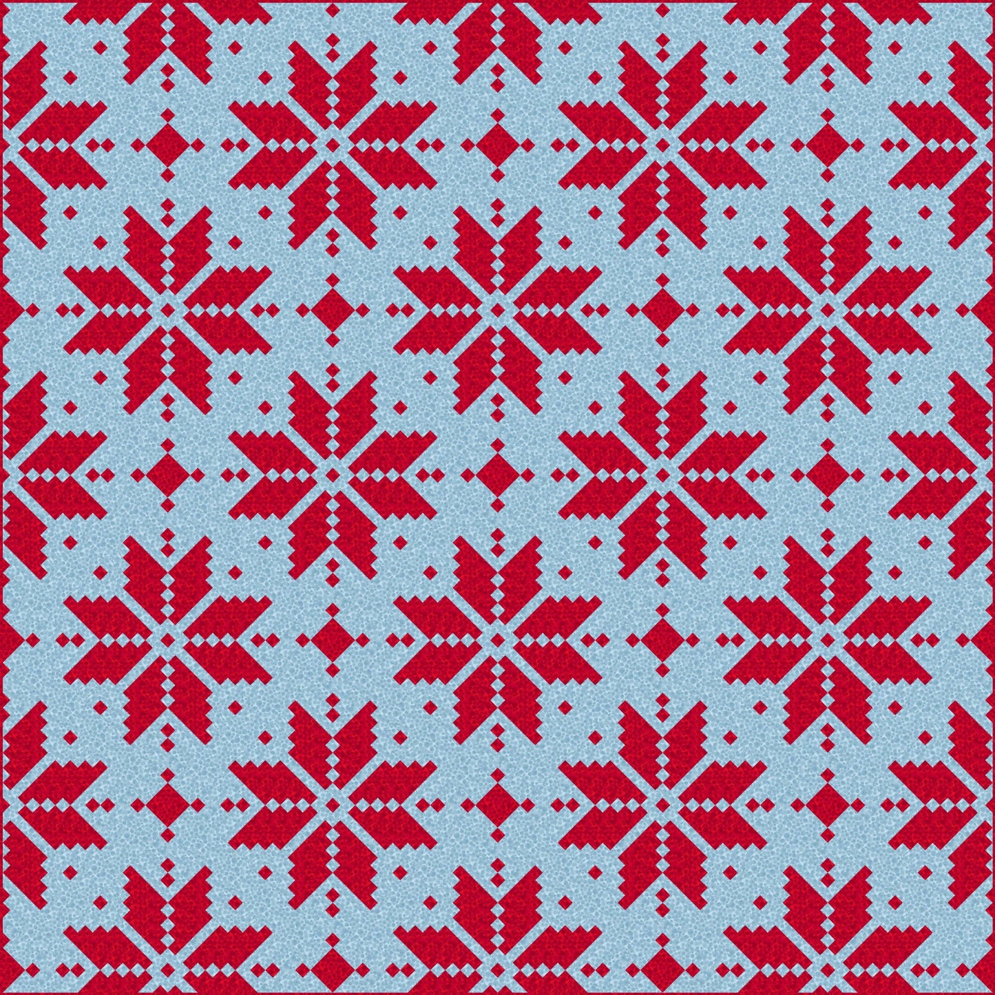 LIMITED EDITION Lo & Behold Knitted Star Quilt Kit Featuring Lewis and Irene Bumbleberries Fabric Collection (Throw and Bed Sizes Available)