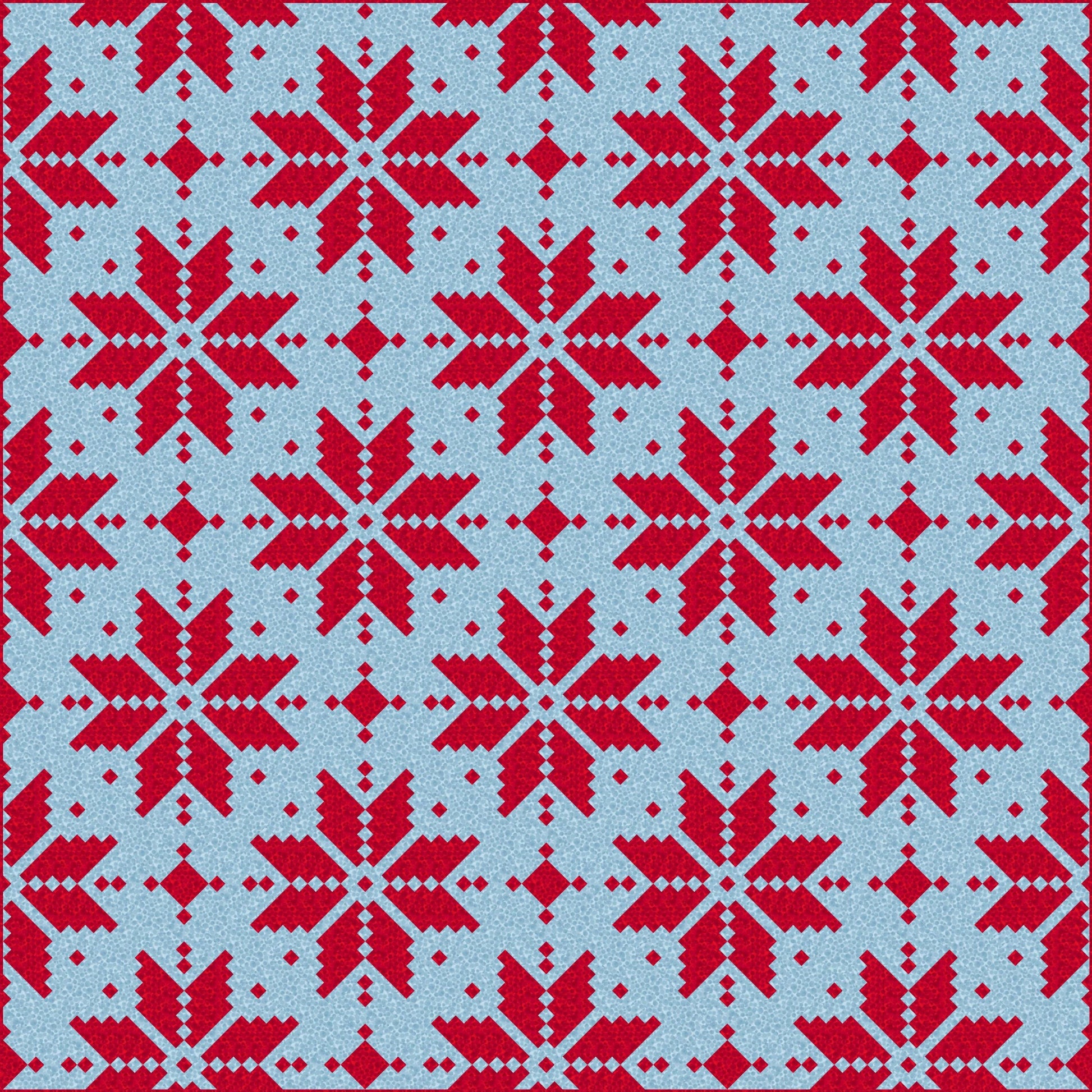 LIMITED EDITION Lo & Behold Knitted Star Quilt Kit Featuring Lewis and Irene Bumbleberries Fabric Collection (Throw and Bed Sizes Available)