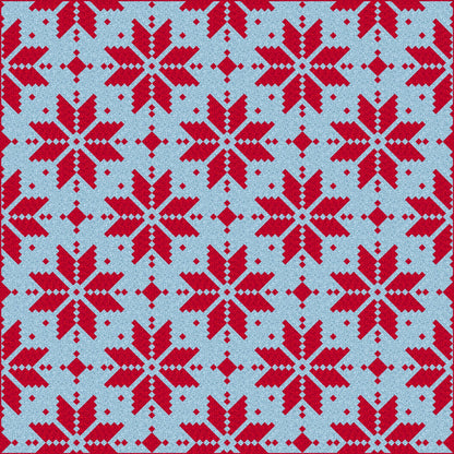 LIMITED EDITION Lo & Behold Knitted Star Quilt Kit Featuring Lewis and Irene Bumbleberries Fabric Collection (Throw and Bed Sizes Available)