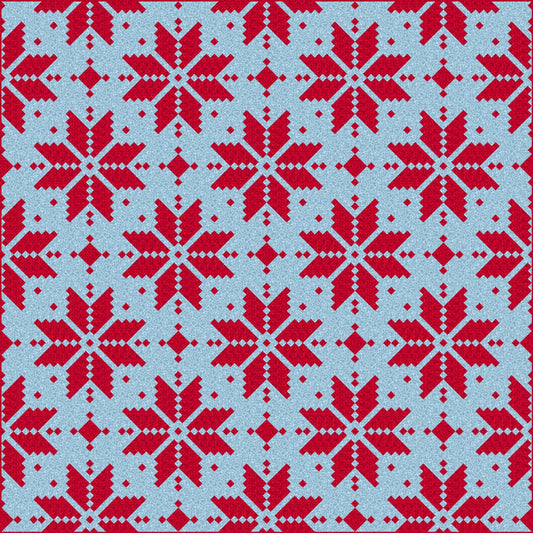 LIMITED EDITION Lo & Behold Knitted Star Quilt Kit Featuring Lewis and Irene Bumbleberries Fabric Collection (Throw and Bed Sizes Available)