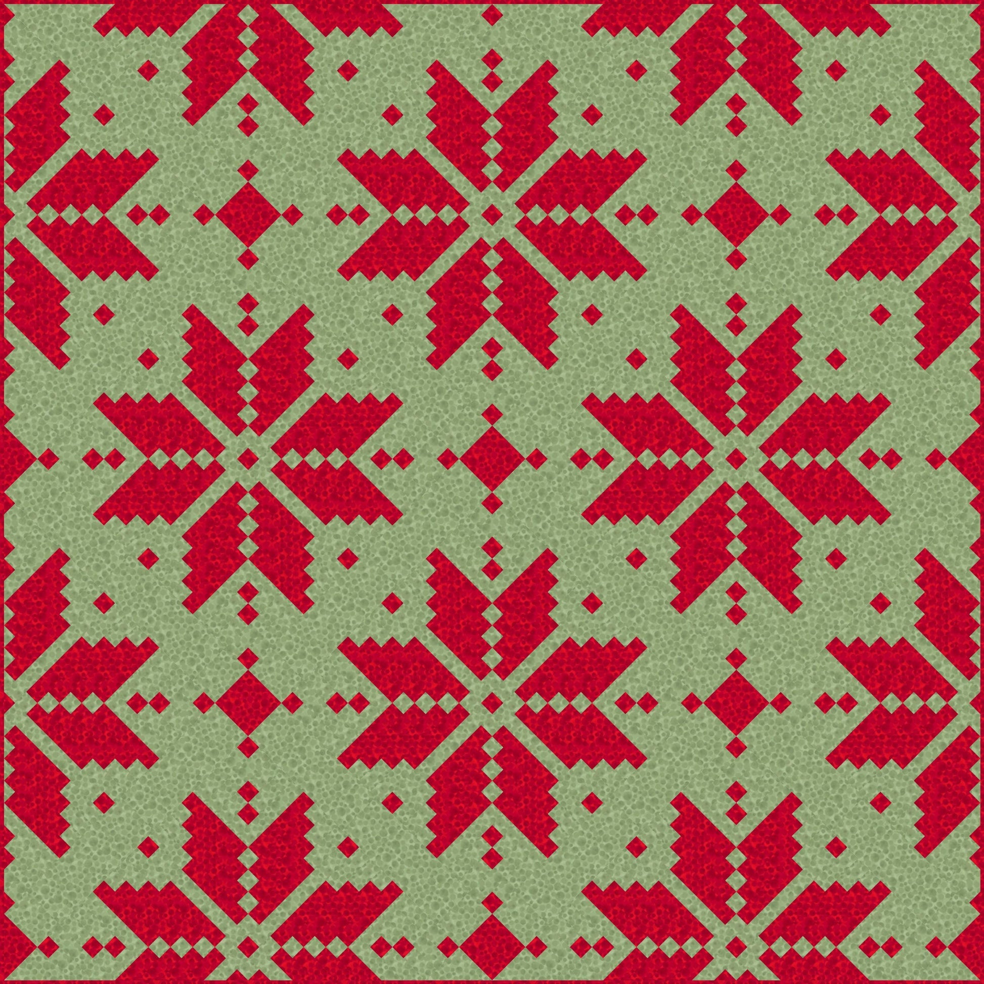 LIMITED EDITION Lo & Behold Knitted Star Quilt Kit Featuring Lewis and Irene Bumbleberries Fabric Collection (Throw and Bed Sizes Available)