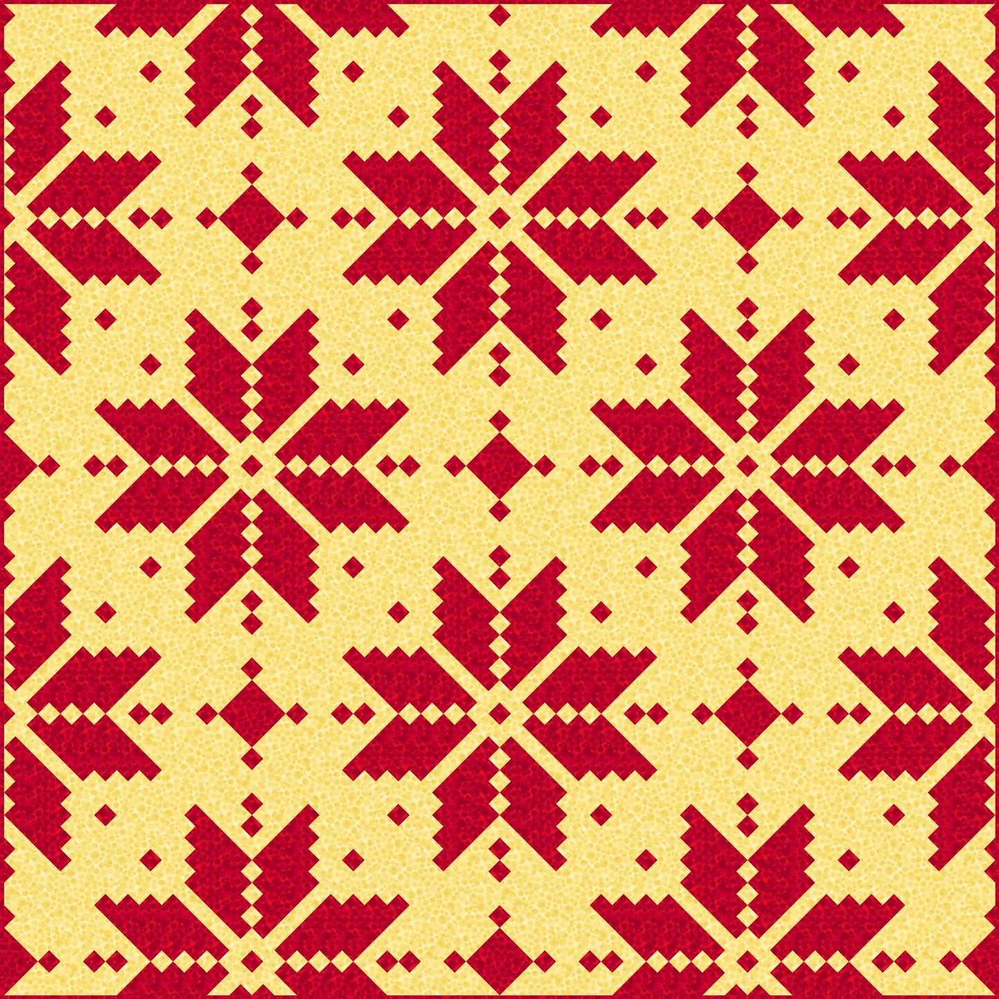 LIMITED EDITION Lo & Behold Knitted Star Quilt Kit Featuring Lewis and Irene Bumbleberries Fabric Collection (Throw and Bed Sizes Available)