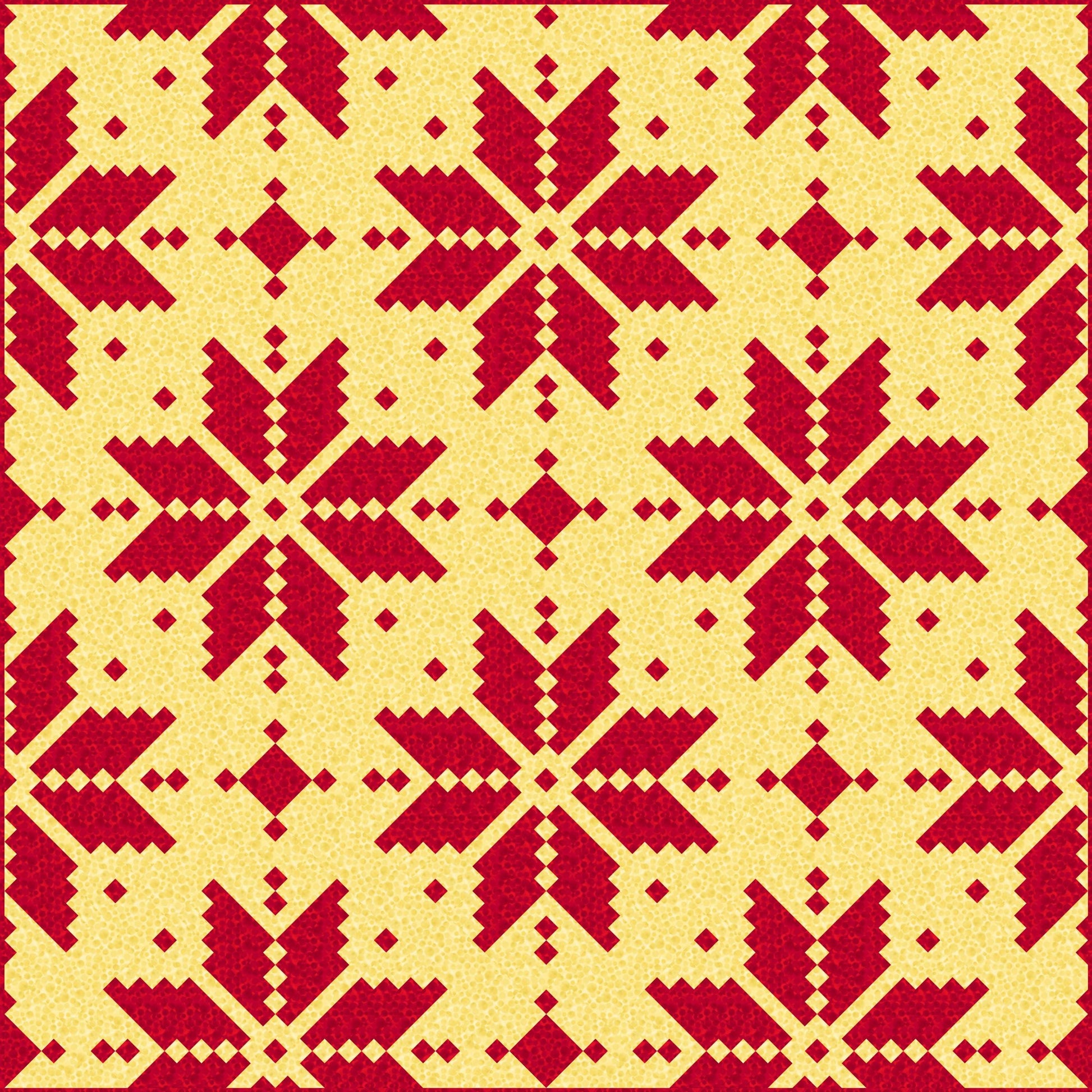 LIMITED EDITION Lo & Behold Knitted Star Quilt Kit Featuring Lewis and Irene Bumbleberries Fabric Collection (Throw and Bed Sizes Available)