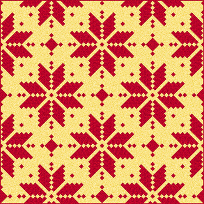 LIMITED EDITION Lo & Behold Knitted Star Quilt Kit Featuring Lewis and Irene Bumbleberries Fabric Collection (Throw and Bed Sizes Available)