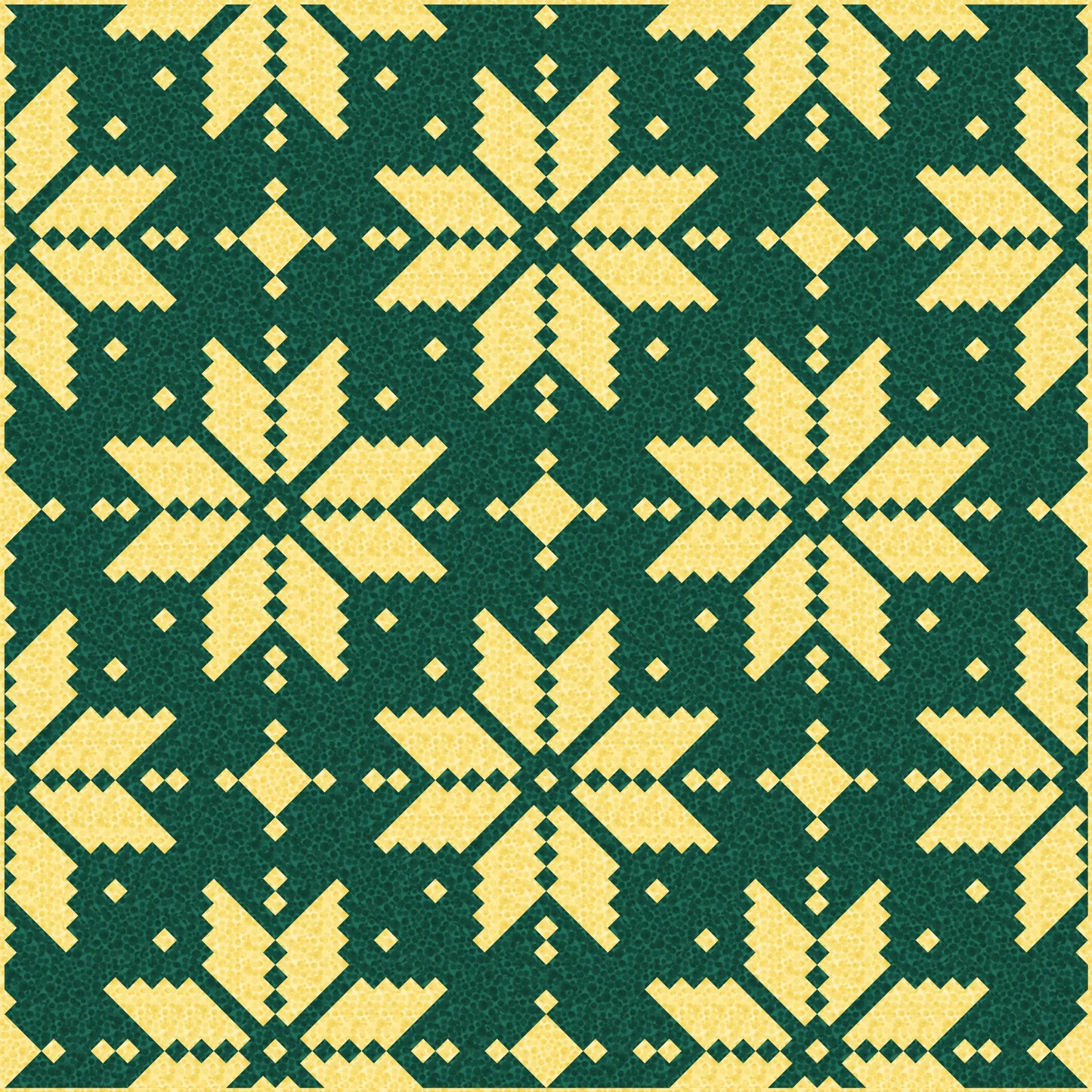 LIMITED EDITION Lo & Behold Knitted Star Quilt Kit Featuring Lewis and Irene Bumbleberries Fabric Collection (Throw and Bed Sizes Available)