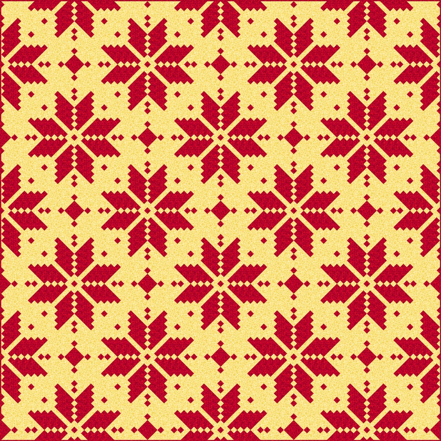 LIMITED EDITION Lo & Behold Knitted Star Quilt Kit Featuring Lewis and Irene Bumbleberries Fabric Collection (Throw and Bed Sizes Available)