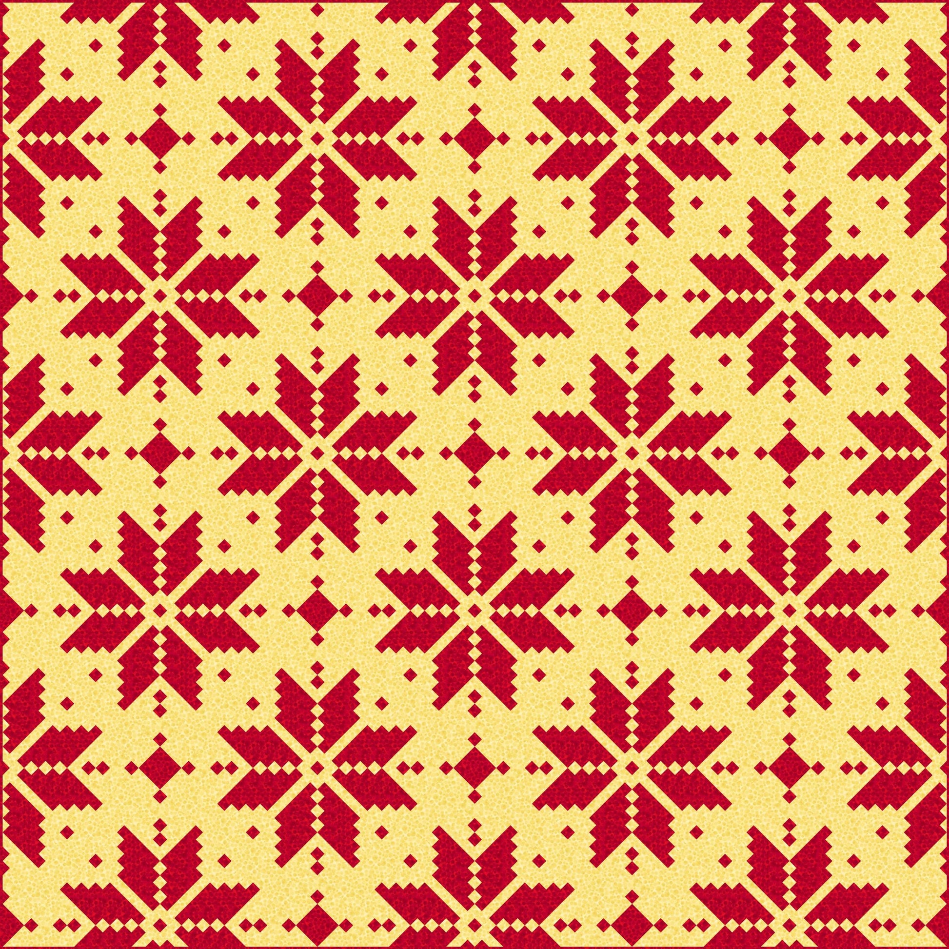 LIMITED EDITION Lo & Behold Knitted Star Quilt Kit Featuring Lewis and Irene Bumbleberries Fabric Collection (Throw and Bed Sizes Available)