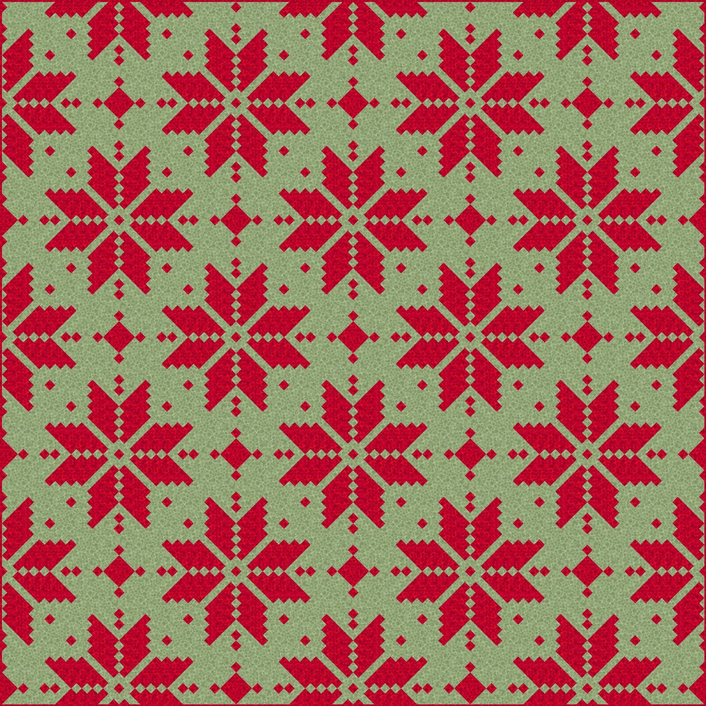 LIMITED EDITION Lo & Behold Knitted Star Quilt Kit Featuring Lewis and Irene Bumbleberries Fabric Collection (Throw and Bed Sizes Available)