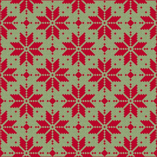 LIMITED EDITION Lo & Behold Knitted Star Quilt Kit Featuring Lewis and Irene Bumbleberries Fabric Collection (Throw and Bed Sizes Available)