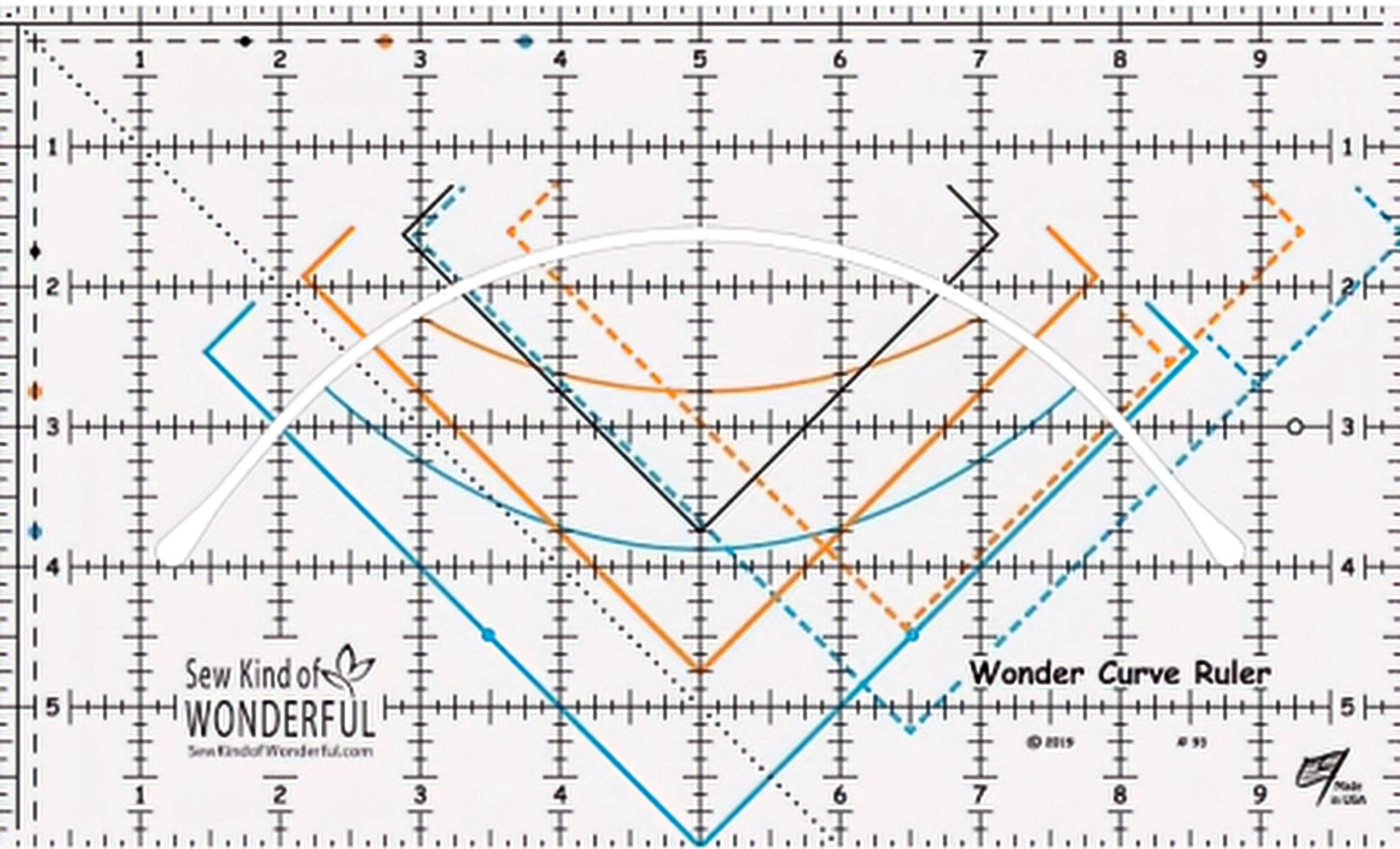 Sew Kind of Wonderful Curvy Bow Tie Quilt Pattern Finished Size 49”x56”