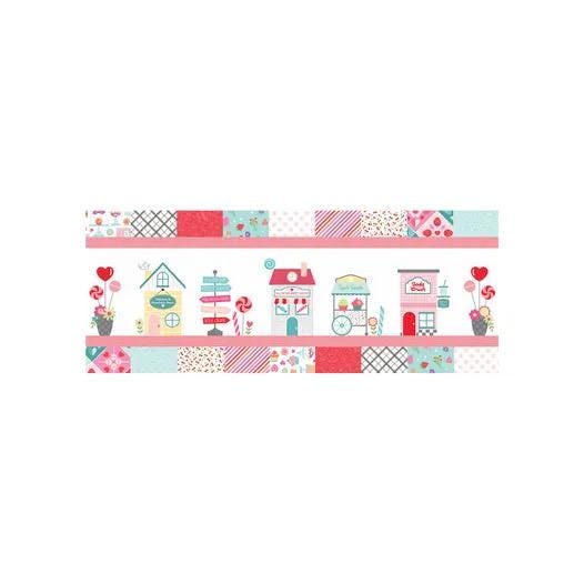 SHIPPING NOW! Kimberbell Sweetheart Street Bench Pillow Collection (Options: ME Download Booklet, Embellishment Kit, Fabric Kit, Thread Set)