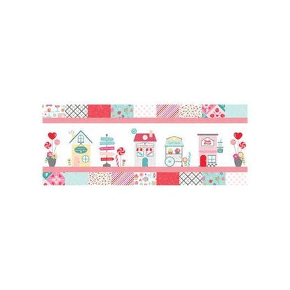 SHIPPING NOW! Kimberbell Sweetheart Street Bench Pillow Collection (Options: ME Download Booklet, Embellishment Kit, Fabric Kit, Thread Set)