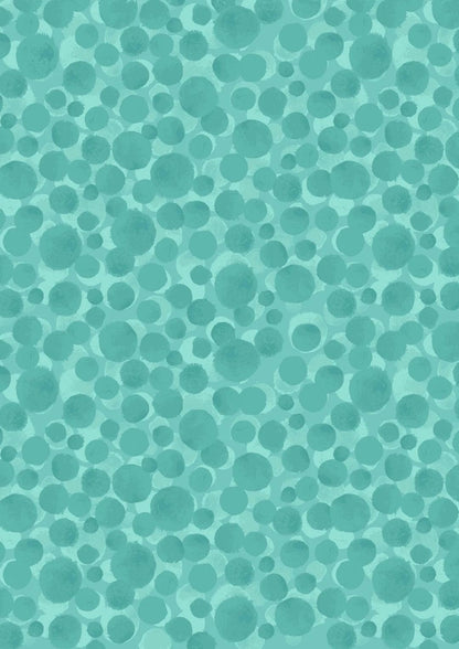 Lewis & Irene Bumbleberries Blenders Fabric Collection Tropics Blue BB290 Authentic Premium 100% Cotton Quilt Shop Quality Fabrics