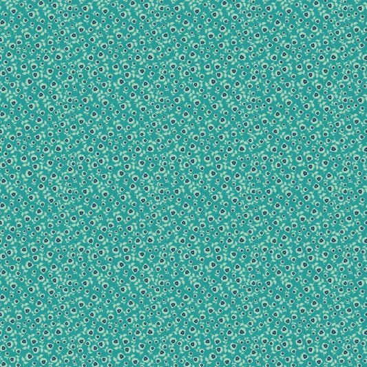 Poppie Cotton Betsy's Sewing Kit Fabric Collection Corn Flowers on Teal Authentic Premium 100% Cotton Quilt Shop Quality Fabrics
