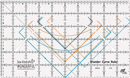 Sew Kind of Wonderful Wonder Curve Ruler 6”x10”