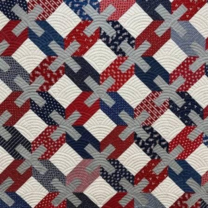 Doug Leko Antler Quilt Designs Edgeworth Quilt Pattern (Opt Foundation Paper Sold Separately)