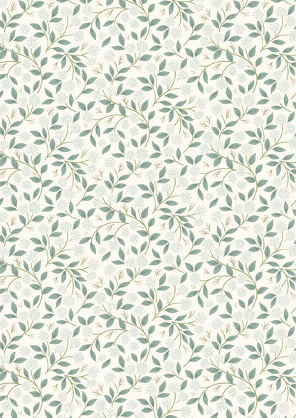 Lewis & Irene Sky Garden Fabric Collection Ivy Trail on Cream CC59.1 Authentic Premium 100% Cotton Quilt Shop Quality Fabrics