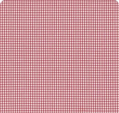 Tilda Creating Memories Winter Reds & Greens Fabric Collection Gingham Red Authentic Premium 100% Cotton Fabrics