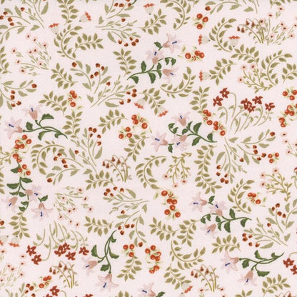 Poppie Cotton My Darling Deer Fabric Collection Wildflower on Blush Authentic Premium 100% Cotton Fabrics