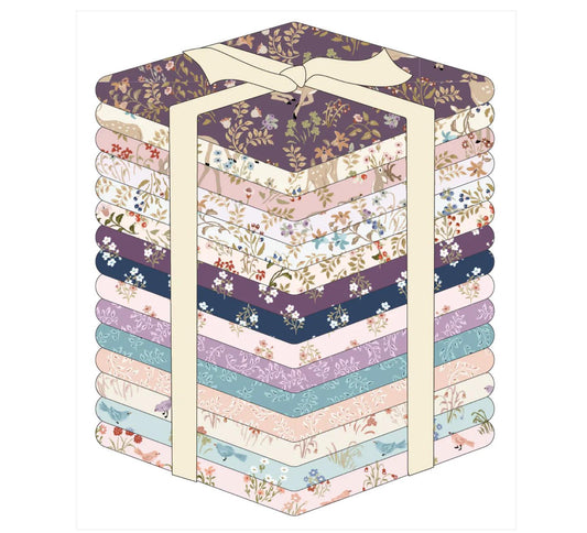 Poppie Cotton My Darling Deer Fabric Collection 15pc Fat Quarter Bundle Authentic Premium 100% Cotton Fabrics