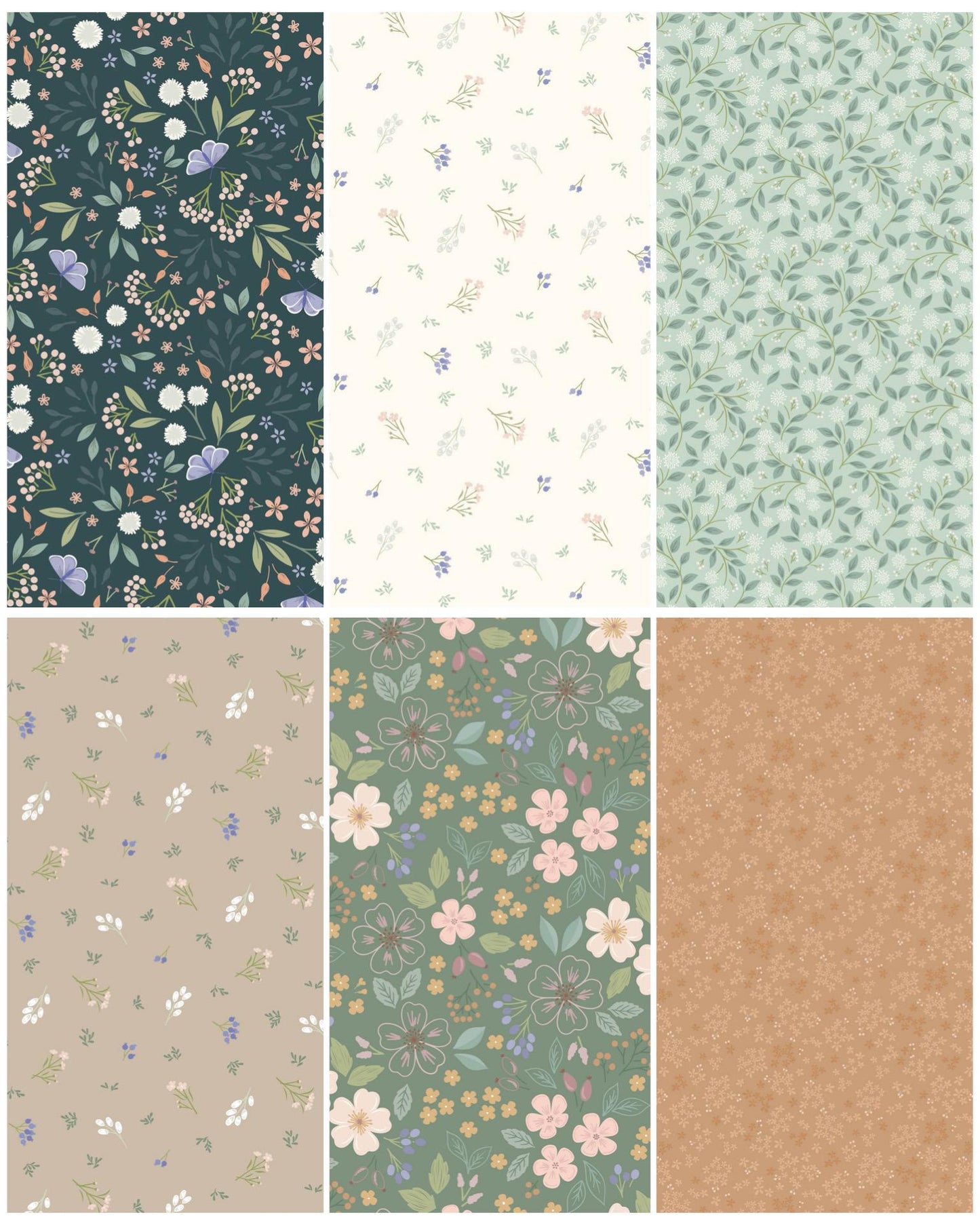 Limited Edition Pen + Paper Patterns Sparrows Quilt Kit Featuring Lewis & Irene Sky Garden Fabric Collection