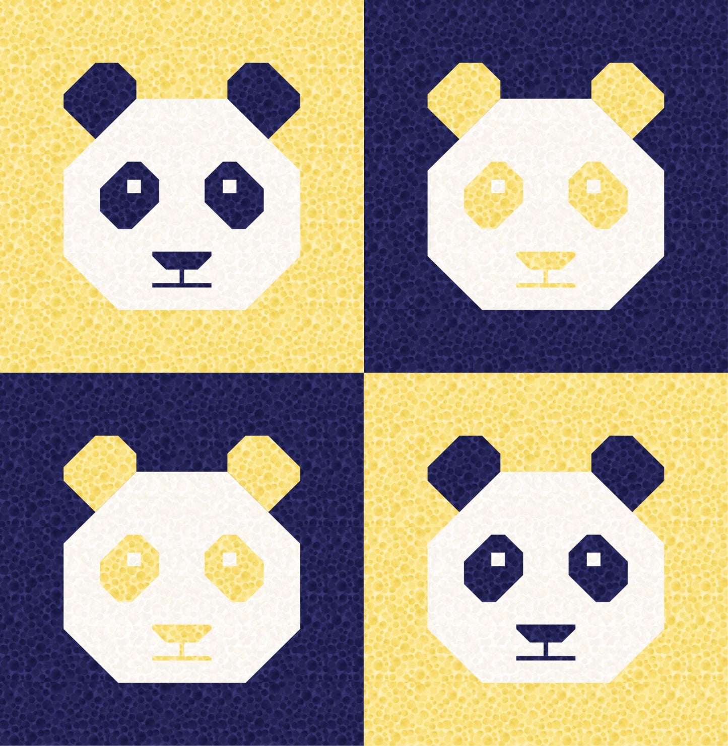 LIMITED EDITION Cotton and Joy Pandamonium Quilt Kit Featuring Lewis & Irene Bumbleberries Fabric Collection - Baby or Throw Sizes Available