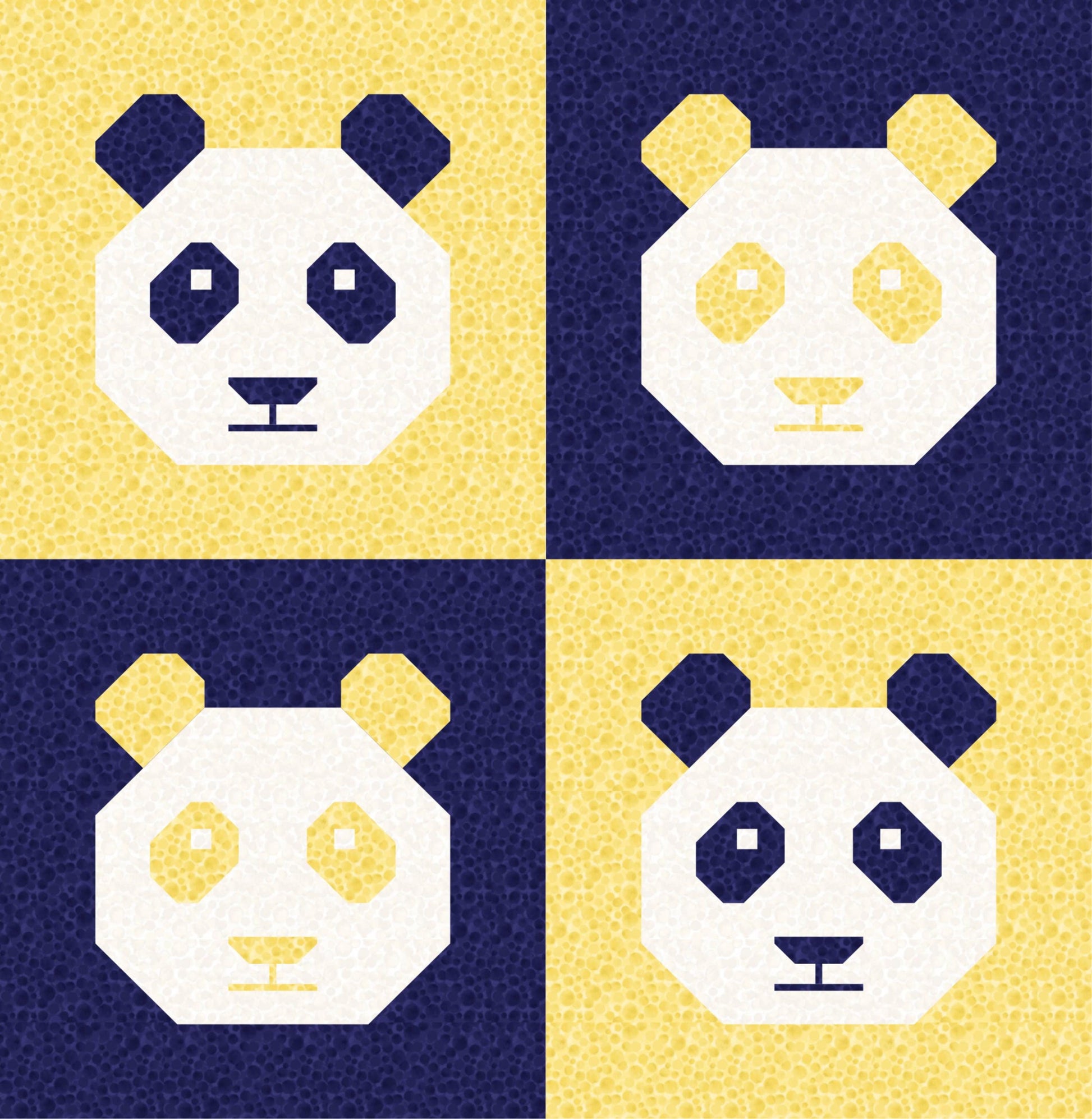 LIMITED EDITION Cotton and Joy Pandamonium Quilt Kit Featuring Lewis & Irene Bumbleberries Fabric Collection - Baby or Throw Sizes Available