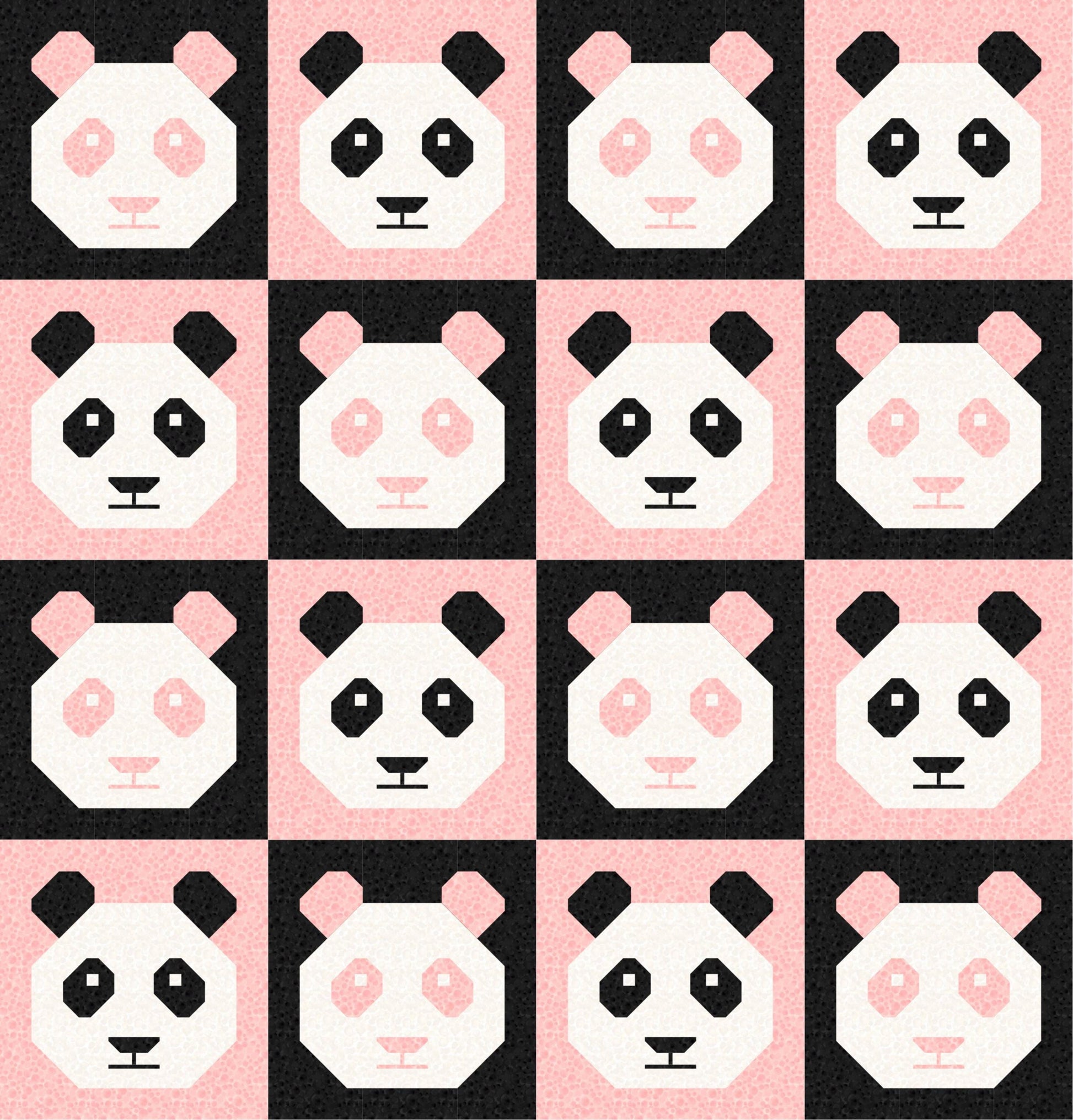 LIMITED EDITION!! Cotton and Joy Pandamonium Quilt Kit Featuring Lewis & Irene Bumbleberries Fabric Collection - Baby or Throw Size